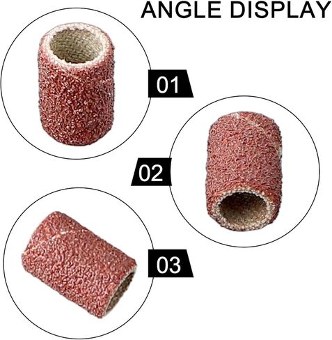 Sanding Drum Kit with 10 Drum Sleeves and 2 Extension Rods for Rotary Tools, Abrasive Sleeves for Metal, Wood and DIY Polishing, Grinding and Deburring 12Pcs(Small Set) in Saudi Arabia