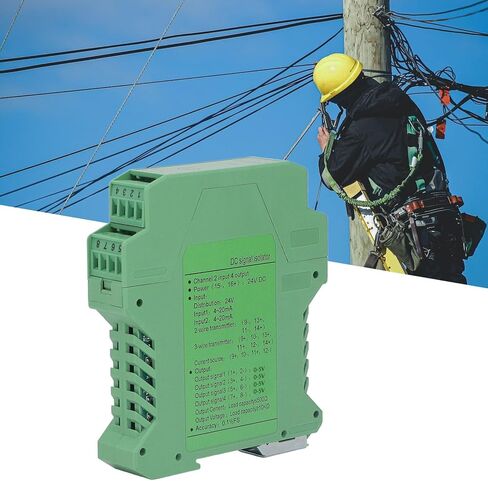 24V DC Current Isolator Transmitter DC Conditioner 2 in 4 Out Direct Current Conditioner Transmitter PLC Detect Conditioner in Saudi Arabia
