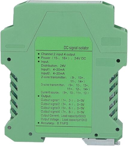 24V DC Current Isolator Transmitter DC Conditioner 2 in 4 Out Direct Current Conditioner Transmitter PLC Detect Conditioner in Saudi Arabia