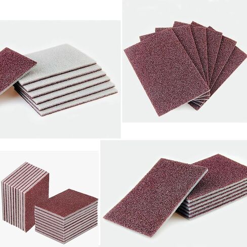 Magic Cleaning Sponge, Heavy Duty Abrasive Scouring Pad for Pots and Pans, Non-Scratch Scrub Sponge for Kitchen Cleaning, 5-Pack in Saudi Arabia
