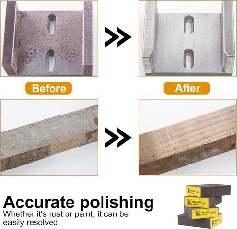 8 قطع من إسفنجات الصنفرة، 60،100،180،220 قطعة من كتل صنفرة الحوائط الجافة للخشب، وكتل ورق الصنفرة القابلة لإعادة الاستخدام، وإسفنجات ورق الصنفرة القابلة للغسل، وكتل رمل اليد الجافة الرطبة للزجاج المعدني للحوائط الجافة الخشبية in Kuwait