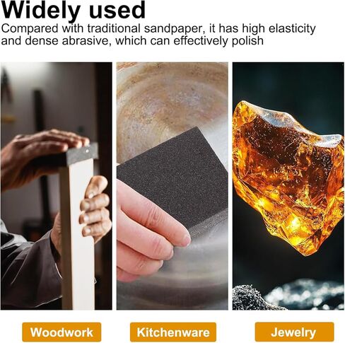 8 قطع من إسفنجات الصنفرة، 60،100،180،220 قطعة من كتل صنفرة الحوائط الجافة للخشب، وكتل ورق الصنفرة القابلة لإعادة الاستخدام، وإسفنجات ورق الصنفرة القابلة للغسل، وكتل رمل اليد الجافة الرطبة للزجاج المعدني للحوائط الجافة الخشبية in Kuwait