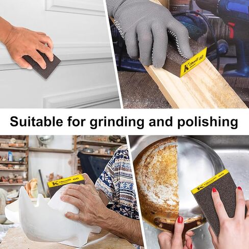 8 قطع من إسفنجات الصنفرة، 60،100،180،220 قطعة من كتل صنفرة الحوائط الجافة للخشب، وكتل ورق الصنفرة القابلة لإعادة الاستخدام، وإسفنجات ورق الصنفرة القابلة للغسل، وكتل رمل اليد الجافة الرطبة للزجاج المعدني للحوائط الجافة الخشبية in Kuwait