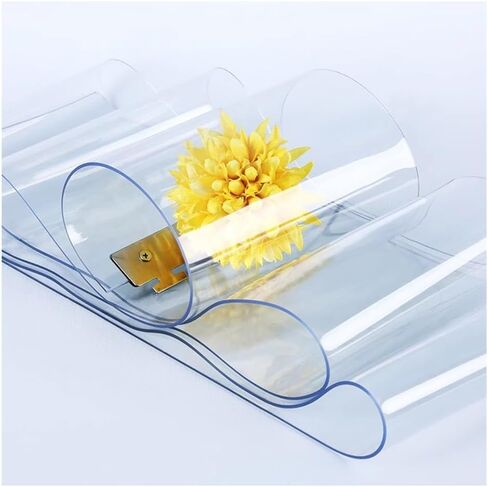 باب شريط ستارة عمودي PVC مقاوم للماء - شاشة سميكة معزولة بسمك 0.06 بوصة - مثالي للسكن والمستودعات والمبردات - مقاس 19.7 × 260 سم in Kuwait