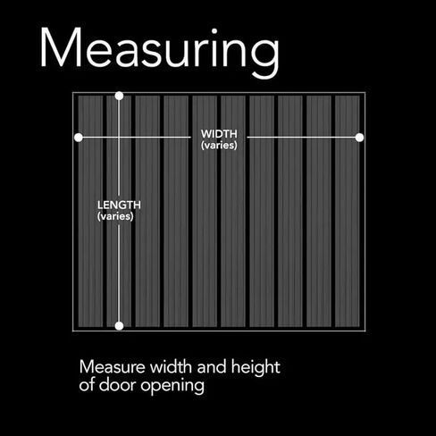 ستارة شريطية متينة من مادة PVC لغرفة التجميد والسوبر ماركت والمطبخ - ستارة باب ناعمة ومقاومة للاهتراء لسهولة الوصول وكفاءة الطاقة in Kuwait