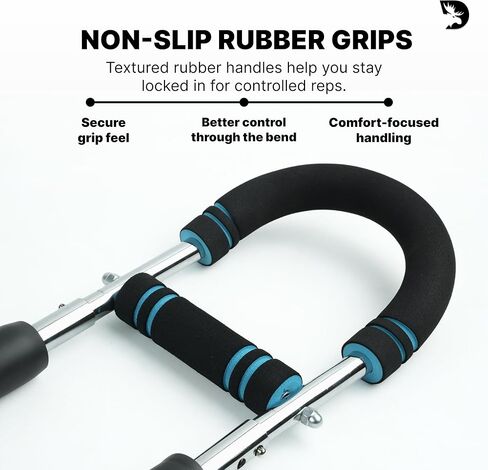 DMoose Fitness Multi Purpose Adjustable Power Twister - Chest and Arm Trainer, 3 Resistance Levels, Non-Slip Ergonomic Grip, Home Portable Biceps Strength Trainer for Men & Women in Kuwait