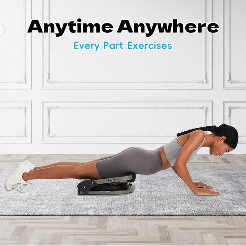 Ab Machine for Home Gym, Abs Workout Equipment for Sit Up Exercise, Ab Trainer Machine with Resistance Bands, Abdominal Exercise Equipment for All Ages in Saudi Arabia
