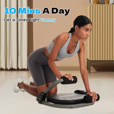 Ab Machine for Home Gym, Abs Workout Equipment for Sit Up Exercise, Ab Trainer Machine with Resistance Bands, Abdominal Exercise Equipment for All Ages in Saudi Arabia