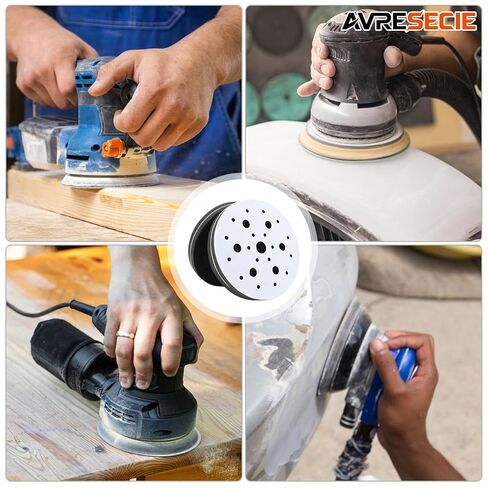 4 قطع من وسادات الواجهة، 6 بوصة 25 فتحة خطاف وحلقة إسفنجية ناعمة وسادة دعم عازلة، وسادة تلميع لتلميع الأعمال الخشبية للسيارات in Kuwait