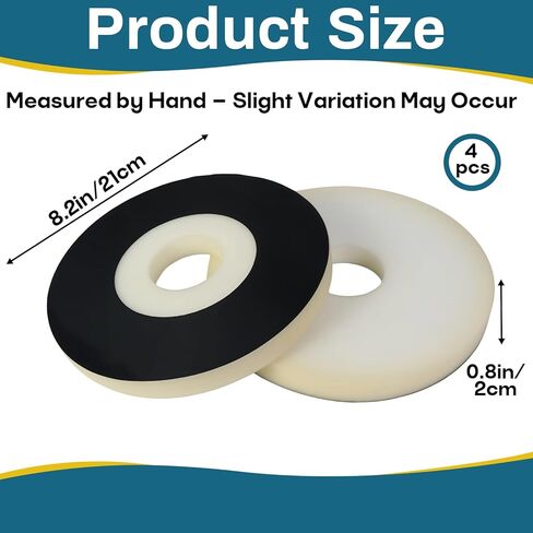 4-Pack 9" Discs Sanding Backup Pads Compatible with Porter Cable 7800 Drywall Sander, Fits Most 9" Discs Sanding Tools, Foam Backed for Durability and Reusable Disc Use in Kuwait