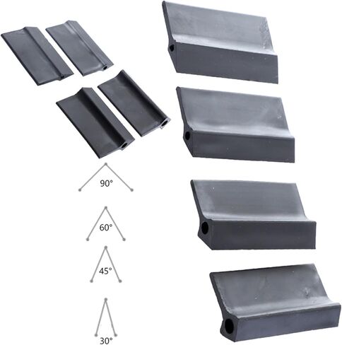 14 قطعة من وسادة التلميع المطاطية ذات الخطوط المرنة، كتلة صنفرة مقعرة محدبة، حامل ورق الصنفرة، أدوات النجارة، كتلة طحن محيطية مزدوجة لنحت الخشب والحرف اليدوية (مطاط أسود) in Kuwait