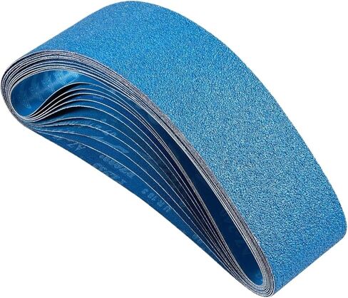 4x36" Sanding Belts 10PCS Abrasive Belt Sander with 40 to 240 Grits for Metal Polishing Knife Sharpening Home in Kuwait