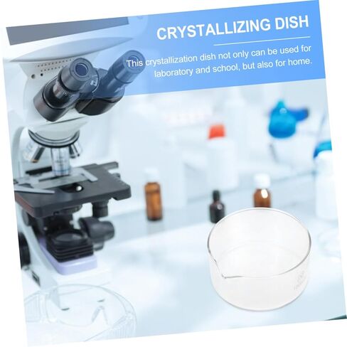 طبق تبلور زجاجي للمختبر مع صنبور 100 مم أداة تبخر مسطحة القاع الأواني الزجاجية للتجارب الكيميائية واستخدام المختبر العلمي in Kuwait