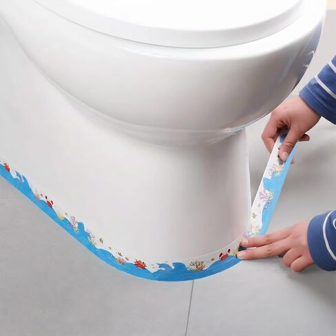 Self Adhesive Sealing Tape, Bathroom Waterproof Sealing Strip, Traditional Sealant Substitute, Suitable for Kitchen, Bathtub, Bathroom, Wall Corner, Decoration and Renovation (A, 1.5" x 10Ft) in Saudi Arabia