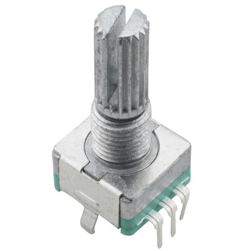 5PCS EC11 Rotary Encoder Code/Digital Potentiometer 20mm Plum Blossom Shaft 5 Pin with Switch for Audio Amplifier Mixer Headphones in Saudi Arabia