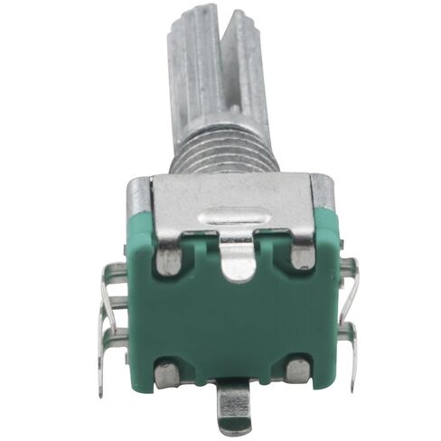 5PCS EC11 Rotary Encoder Code/Digital Potentiometer 20mm Plum Blossom Shaft 5 Pin with Switch for Audio Amplifier Mixer Headphones in Saudi Arabia