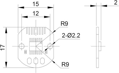 2 قطعة AS5048A وحدة التشفير المغناطيسي السائر مع PWM والواجهة التسلسلية 5 فولت تيار مستمر دقة زاوية 0.05 درجة in Kuwait