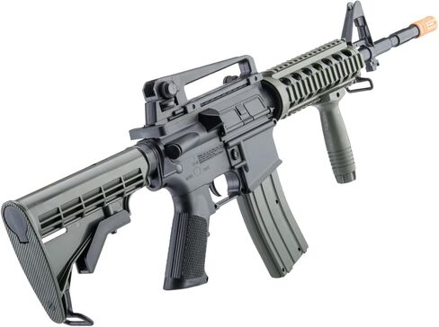 بندقية Evike x Cybergun Colt مرخصة من طراز Railed M4 Spring Powered Airsoft in Kuwait