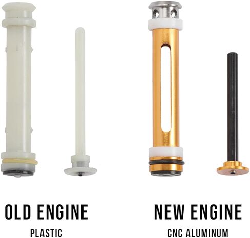 لانسر التكتيكي M24 500 FPS Bolt Action Airsoft Sniper VSR-10 مع نطاق بندقية Airsoft (ملولبة) (اللون: أسود) in Kuwait