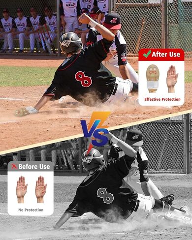 Sliding Mitt for Baseball & Softball | Youth Size for Hand Length Up to 6.5" | Fun & Protective Baseball Sliding Glove for Kids | Christmas Sports Gift for Young Players in Saudi Arabia