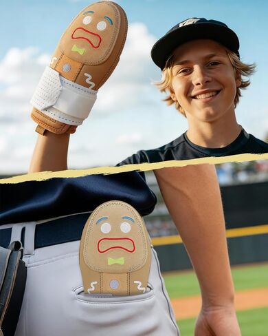 Sliding Mitt for Baseball & Softball | Youth Size for Hand Length Up to 6.5" | Fun & Protective Baseball Sliding Glove for Kids | Christmas Sports Gift for Young Players in Saudi Arabia