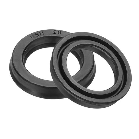PATIKIL Oil Seal 14 x 22 x 5mm, 2 Pcs Lip Seals Nitrile Rubber Cover Radial Shaft Washer Gasket for Cylinder Automotive Car Engine Drain Plug, Black in Saudi Arabia