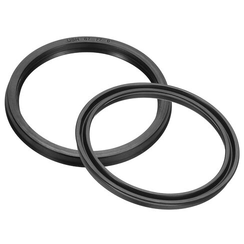 PATIKIL Oil Seal 14 x 22 x 5mm, 2 Pcs Lip Seals Nitrile Rubber Cover Radial Shaft Washer Gasket for Cylinder Automotive Car Engine Drain Plug, Black in Saudi Arabia