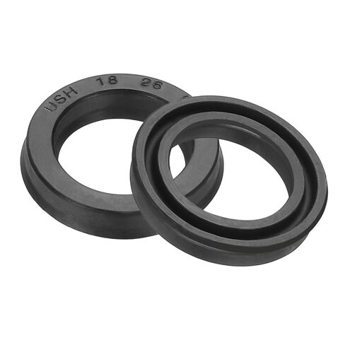 PATIKIL Oil Seal 14 x 22 x 5mm, 2 Pcs Lip Seals Nitrile Rubber Cover Radial Shaft Washer Gasket for Cylinder Automotive Car Engine Drain Plug, Black in Saudi Arabia