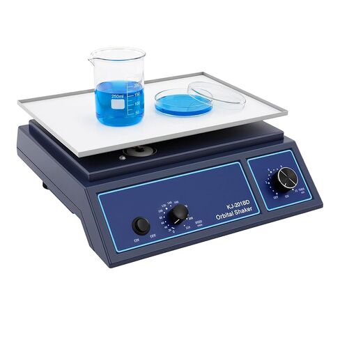 Orbital Shaker KJ-201BD Laboratory Mixer 110V US Standard Scientific Equipment for Mixing Samples Solutions Reagents Adjustable Speed Platform for Lab Classroom Hospitals Researchers Students in Kuwait