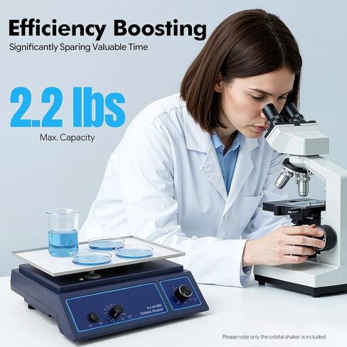 Orbital Shaker KJ-201BD Laboratory Mixer 110V US Standard Scientific Equipment for Mixing Samples Solutions Reagents Adjustable Speed Platform for Lab Classroom Hospitals Researchers Students in Kuwait