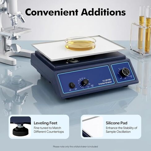 Orbital Shaker KJ-201BD Laboratory Mixer 110V US Standard Scientific Equipment for Mixing Samples Solutions Reagents Adjustable Speed Platform for Lab Classroom Hospitals Researchers Students in Kuwait
