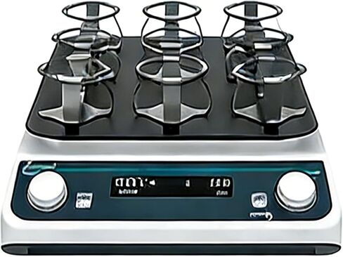 Laboratory Shaker Orbital with Clamps, Flask Clamp Orbital Shaker, 40-200 RPM Circular Orbit Rotation, with Timer Function, LCD Digital Display, for 250ml*9/100ml*16 Flask in Kuwait