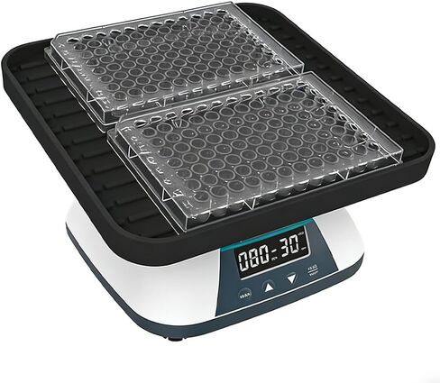 SK-3D Laboratory Shaker, Digital Display Oscillator Orbital Shaker, 10-80RPM Speed Adjustable, 10° Tilt Angle Vibration Table, 1min-8h Timing Setting, for Chemical Science Research in Kuwait