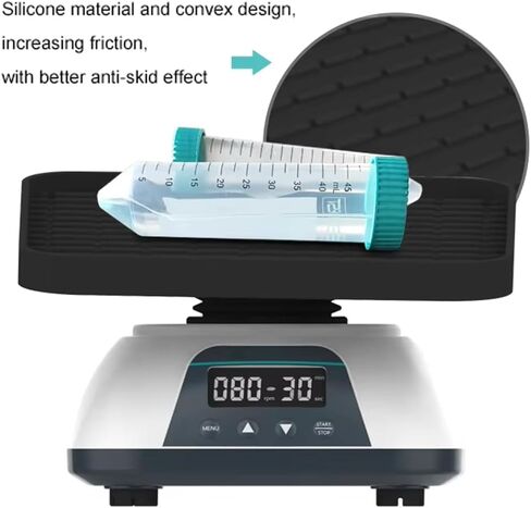 SK-3D Laboratory Shaker, Digital Display Oscillator Orbital Shaker, 10-80RPM Speed Adjustable, 10° Tilt Angle Vibration Table, 1min-8h Timing Setting, for Chemical Science Research in Kuwait