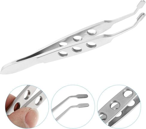 Arita Meibomian Gland Expressor Forceps Tweezers Eyelid Compressor Tool for Meibomian Gland Treatment and Dry Eye Relief with Non-Slip Handle in Saudi Arabia