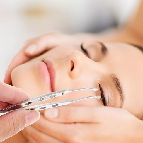 Arita Meibomian Gland Expressor Forceps Tweezers Eyelid Compressor Tool for Meibomian Gland Treatment and Dry Eye Relief with Non-Slip Handle in Saudi Arabia