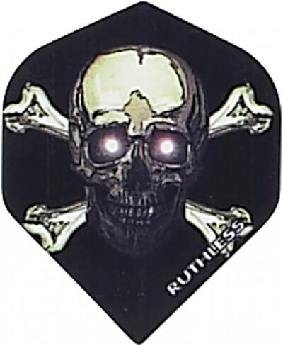 5 Sets (15 Pieces) of Skulls Standard Wide Size Dart Flights - Assorted Designs in Saudi Arabia