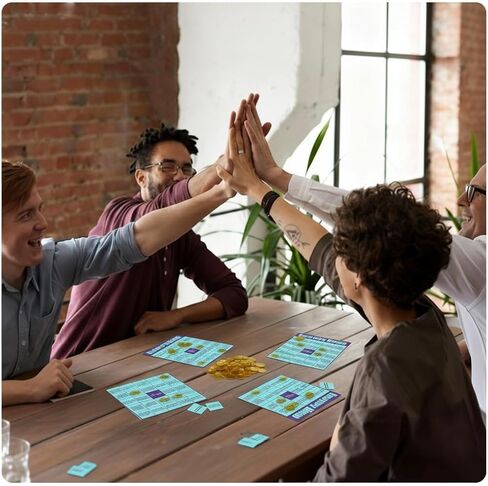 Recovery Bingo Game for Adults in Addiction Groups – 24 Cards and 200 Chips with 1 Game Instructions, Motivational Recovery Activity for Counseling Sessions, Rehab Centers, and Support Meetings in Saudi Arabia