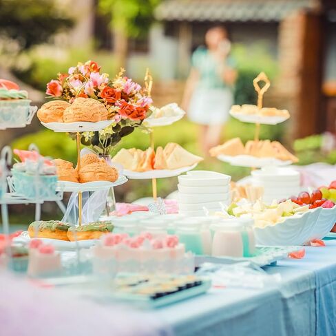 1 Set Cake Tray Stand Handle Cupcake Dessert Plate Hardware Fitting Holder Rod Stand Handle for Cake Stand Wedding Party, 2-Tiers Flower Bronze in Saudi Arabia