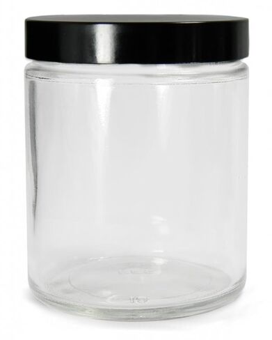 Qorpak 2S01 QPVV Precleaned Clear Jar, Wide Mouth, 45 mL, Pulp/Vinyl-Lined Cap, case of 48 in Kuwait