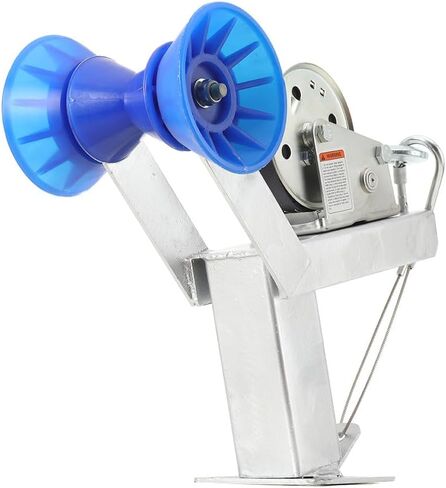 حامل ونش مقطورة القارب مع الأسطوانة يناسب 3 بوصة عرض × 4 بوصة ارتفاع مقطورة ونش مقطورة قارب قابل للتعديل للقوارب السريعة وقوارب الصيد والقوارب البخارية in Kuwait