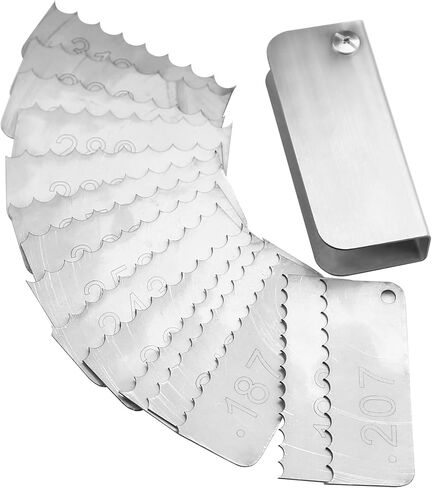 Garage Door Spring Measure Tool,187-.312 Gauge,Residential Pocket Wire Gauge,Gray in Kuwait