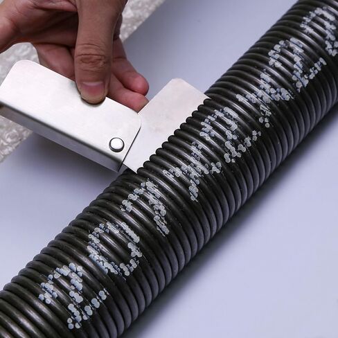 Garage Door Spring Measure Tool,187-.312 Gauge,Residential Pocket Wire Gauge,Gray in Kuwait