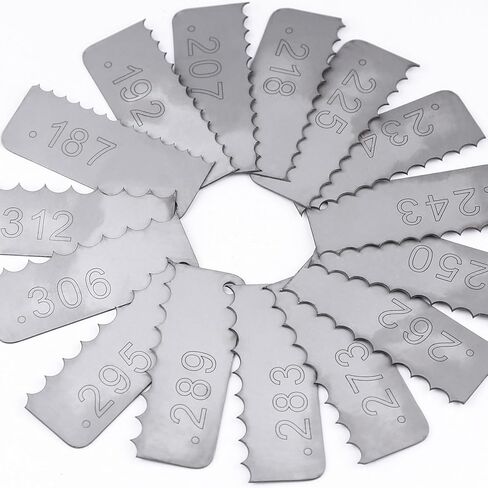 Garage Door Spring Measure Tool,187-.312 Gauge,Residential Pocket Wire Gauge,Gray in Kuwait