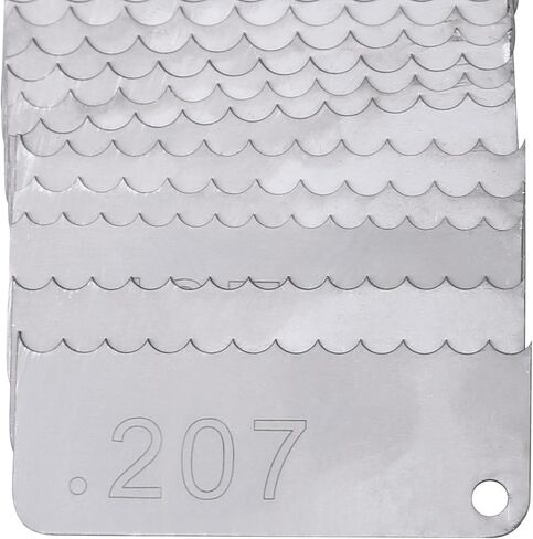 Garage Door Spring Measure Tool,187-.312 Gauge,Residential Pocket Wire Gauge,Gray in Kuwait