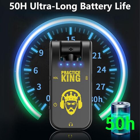 Mini Guitar Headphone Amp, Distortion Timbre Electric Guitar Headphone Amplifier, Micro Headphone Amplifier(Black) in Kuwait