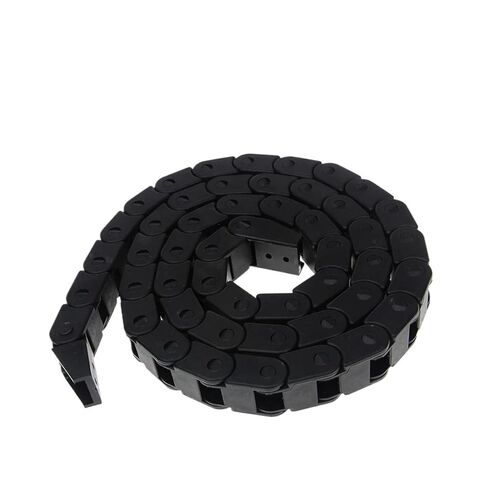Cable Drag 7x7 10x10 7x15 10x15 15x20 10x20mm L1000mm Chain Wire Carrier With End Connectors For Printer Engraving 1M(10x40mm) in Kuwait