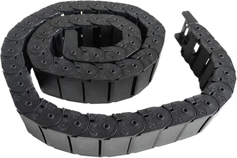 10x15mm 15x30mm 15x50mm 18x25mm 18x37mm L1000mm Cable Drag Chain Wire Carrier with end connectors 1M(15x50mm) in Saudi Arabia