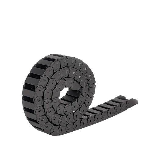 Cable Chains 15x20 15x30 18x25 18x37 mm Bridge Type Non-Opening Plastic Towline Transmission Drag Chain for Machine 1M(75mm,18x37 mm) in Kuwait