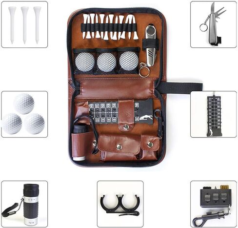 Golf Accessories Case - Tool Pocket Pouch Golf Accessories Holder Bag - Lightweight Anti-Scratch Tool Organizer for Lovers, Friends in Saudi Arabia